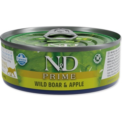 N&D Cat Prime Adult Boar & Apple 70 g