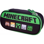 Astra Овален ученически несесер Astra - Minecraft, Alex & Steven (AS505022001)