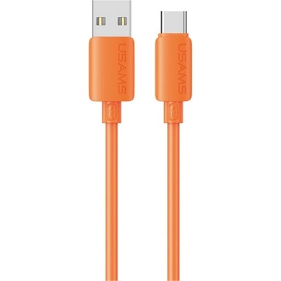 USAMS U98 USB кабел за данни - Type-C, 100 см, ОРАНЖЕВ SJ786USB03 (SJ786USB03)