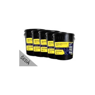 SET 5x Tekutá guma ALFEMA TG500 šedá 20 kg (100kg) (SET 100kg DOPRAVA ZDARMA! NOVÉ BALENIE, PÔVODNÁ RECEPTÚRA!)