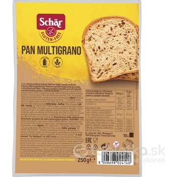 Bezlep.chlieb Schar pan Multigrano 250 g