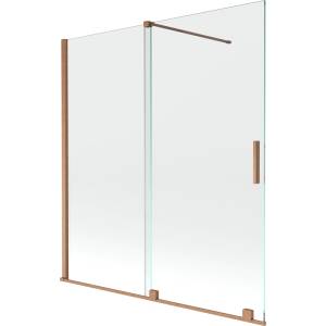 Mexen Velar параван за вана с 2 крила, плъзгащ се, 150 x 150 см, прозрачен, (896-150-000-01-65)