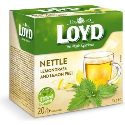 Loyd Tea pyramida kopřiva s citrónem 38 g