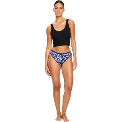 Modibodi menštruačné nohavičky Classic Bikini Super Opulent Paisley Navy
