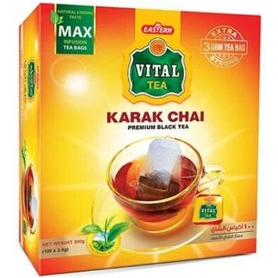 VITAL TEA KARAK CHAI Silný indický černý čaj pro autentický zážitek 100 x 3 g