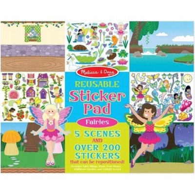 Opakovane použiteľné nálepky Melissa & Doug hviezdy 200 ks
