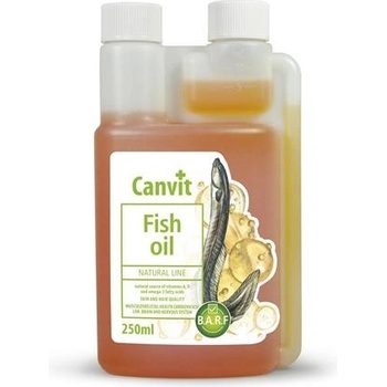 Canvit Fish Oil vysoko kvalitný rybí olej na zdravú srsť a vitalitu psov 250 ml