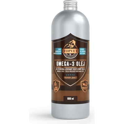 Topvet Omega-3 olej 1 l