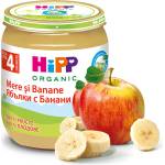 Hipp Био пюре Ябълки с банани 4м+ 125г