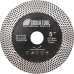 SHDIATOOL Диск диамантен за рязане и шлайфане под ъгъл 45 градуса, 125x22.23x1.9 мм, SHDIATOOL - за гранитогрес, плочки и камък (UNI-011126)