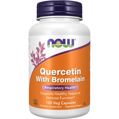 Now Foods Kvercetin Quercetin a Bromelin 120 kapsúl