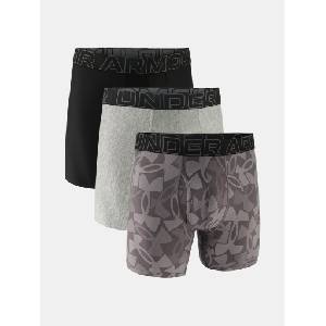 Under Armour Мъжки боксерки Under Armour M UA Perf Tech Nov 6in (3 бр. ) Under Armour | Siv | МЪЖЕ | S