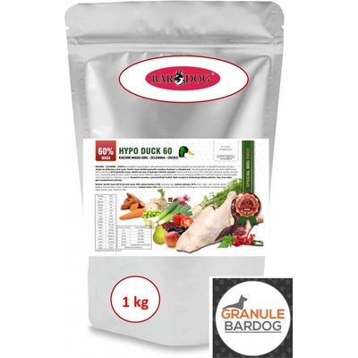 Bardog Hypoalergénne Hypo Duck 60 30/17 1 kg