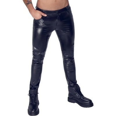 Noir Handmade H067 Long Pants Made of Snake Wetlook with Back Pockets