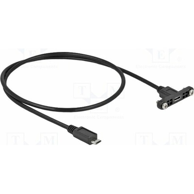 Delock 35108 USB 2.0 USB B micro zásuvka USB B micro vidlice 0,5m