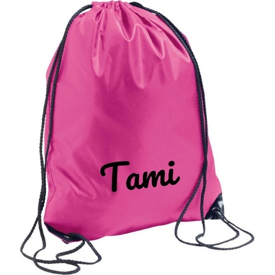 Abenys taška na prezúvky s menom Basic ružová fuchsia