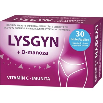 Julamedic Lysgyn + D-manóza 30 tabliet