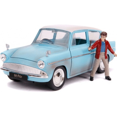 Dickie Toys Harry Potter 1959 Ford Anglia Odlievané auto s otváracími dverami vrátane Harryho Pottera Fibur253185002 1:24