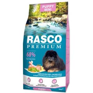 Rasco Puppy Mini храна за кученца с пиле и ориз 1kg (1704-10012)