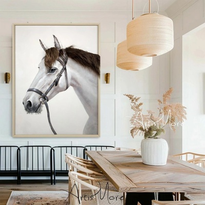 Obraz kôň - jedinečný / unikátny 3D obraz na stenu - HORSE 75 x 100 cm