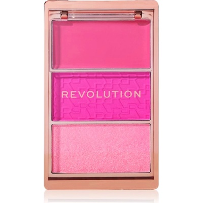 Revolution Blush Icon Palette палитра с ружове цвят Hot Pink Flag 9.8 гр