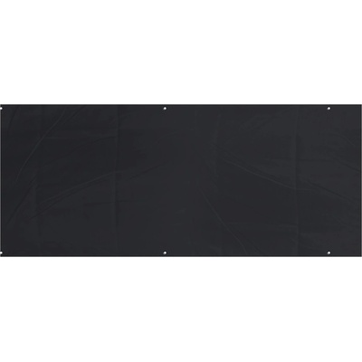 ProGarden Zástěna na balkón, polyester, 445 x 76 cm, tmavě šedá