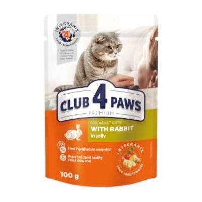 Club 4 Paws S Králičím v želé 100 g