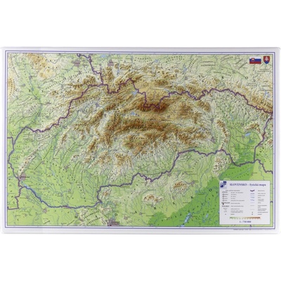 Karton P+P podložka na stůl mapa Slovenské republiky – Hledejceny.cz