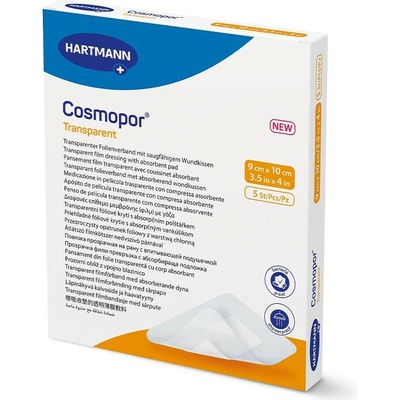 Cosmopor Transparent sterilní krytí 9 x 10 cm 5 ks