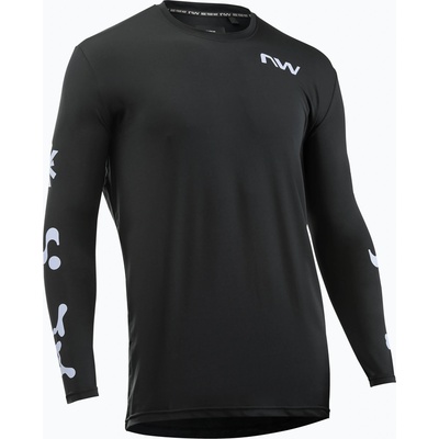 Northwave Мъжка блуза с дълъг ръкав за колоездене Northwave Xtrail black/ice grey