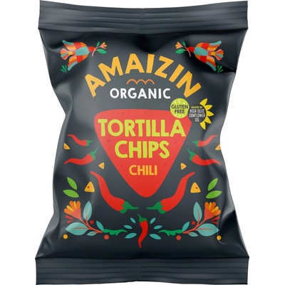 AMAIZIN Tortilla Chipsy chili 75g