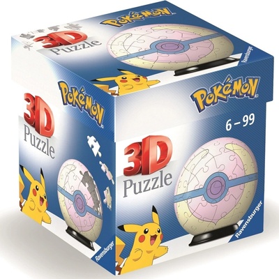 RAVENSBURGER 3D Puzzleball Pokémon Heal Ball - 54 ks