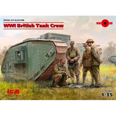 ICM WWI British Tank Crew 4 figures 1:35