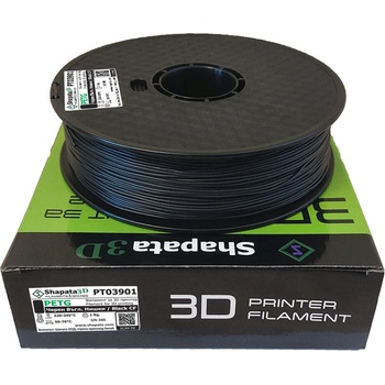 Petg с въглеродни нишки филамент 1.75мм 1кг Черен pro (pt03901)