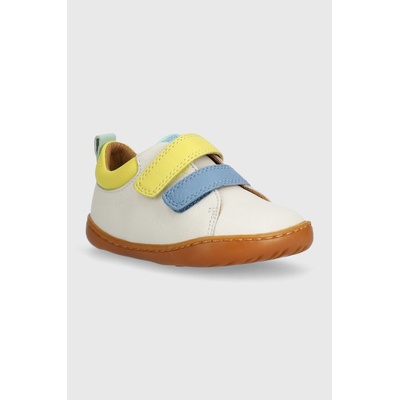 Camper Детски половинки обувки от кожа Camper в жълто (K800405)