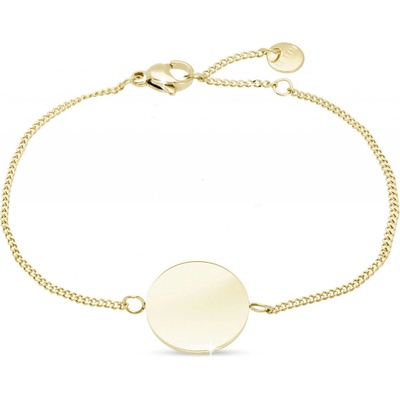 Biju Pozlacený náramek s kruhovým přívěskem 2964 2002964