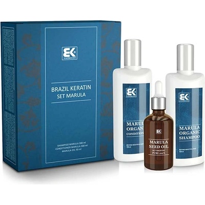BK Brazil Keratin Set Marula (Shampoo 300 ml + Conditioner 300 ml + Marula Oil 50 ml)