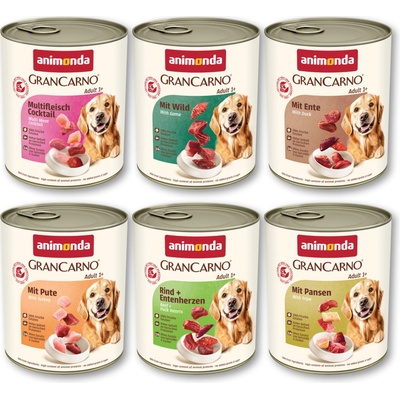 Animonda GranCarno Original mix 2 6 druhov 24 x 800 g