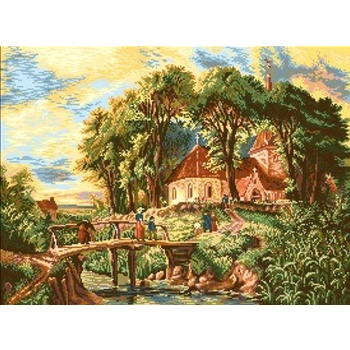 Image 1 of Казанлъшки гоблени Гоблен Пътят към храма Puppets (Унгарски)