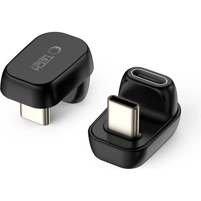 Tech-Protect Ultraboost AA04 USB-C ъглов адаптер - черен (5906302367993)