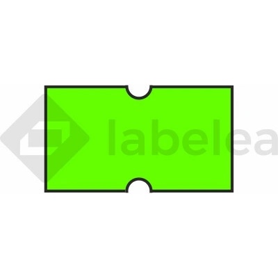 Labelea Samolepiace etikety do klieští, 22x12 mm Cola-ply farebné signálne, Farba etikiet Signálna zelená ECI2212CPL42SG