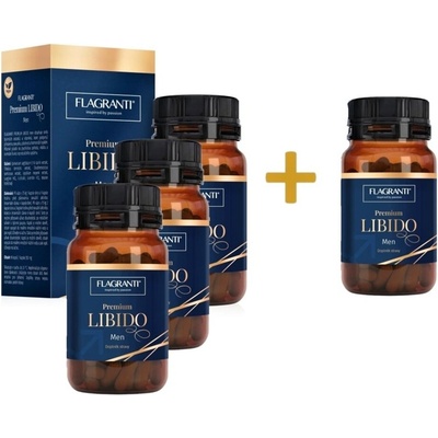 Flagranti Premium Libido men 90 kapsúl 3 ks + 1 ks