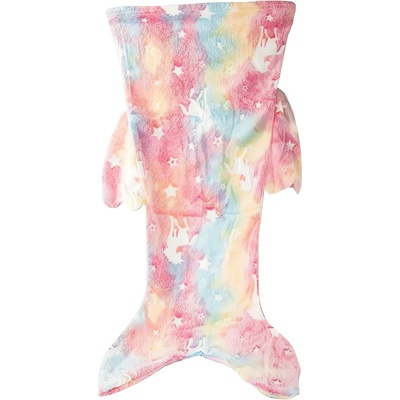 Verk 24551 Svíticí deka mořská panna duhová 105 x 42 cm – Sleviste.cz