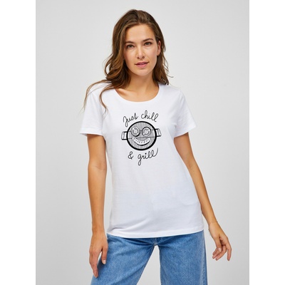 ZOOT. Original Бяла дамска тениска ZOOT. Original Just chill & grill ZOOT. Original | Byal | ЖЕНИ | S