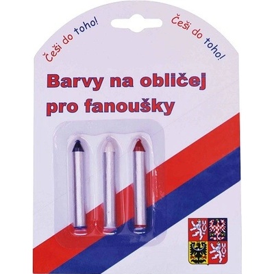 Farby na tvár ČR sada 2