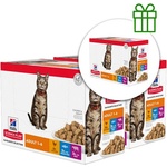 Hill's Hill s Science Plan Feline Adult Chicken & Beef & Ocean Fish 12 x 85 г, 2+1 БЕЗПЛАТНО