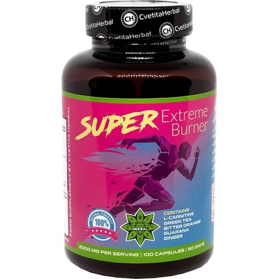 Cvetita Herbal Super Extreme Burner 1000 mg [100 капсули]