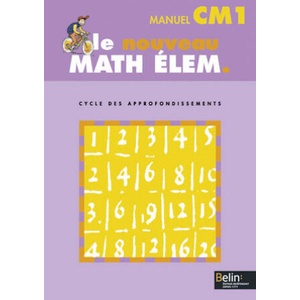 Le Nouveau Math Élem. CM1 | Jablonka, Fatta, Champeyrache (2001)