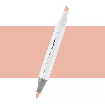 Lihová fixa OHUHU oboustranná Brush & Chisel, Honey (R26)