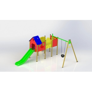 Playfactory КОМБИНИРАНО ДЕТСКО СЪОРЪЖЕНИЕ ps0035-1